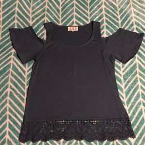 Cold shoulder top